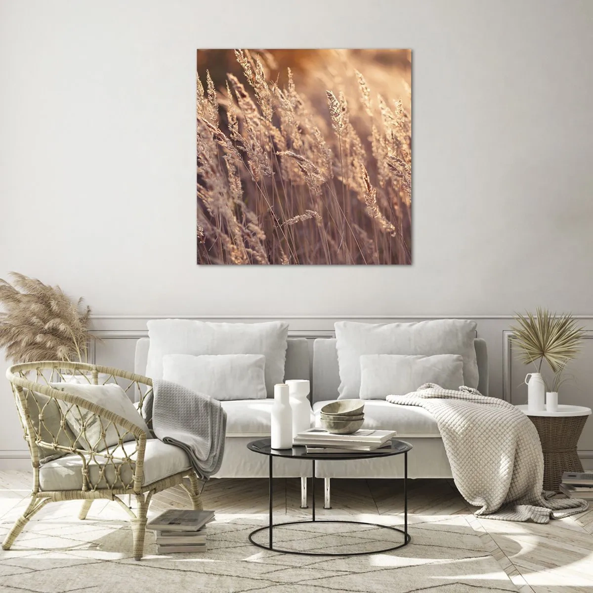 Üveg kép - Készen az ősz fogadására - 60x60 cm