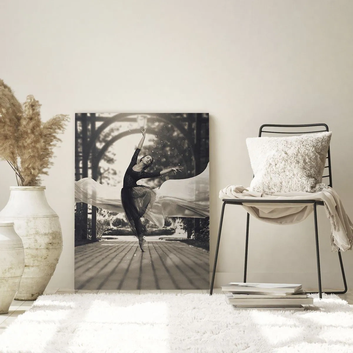 Üveg kép - A kerti szellem tánca - 80x120 cm