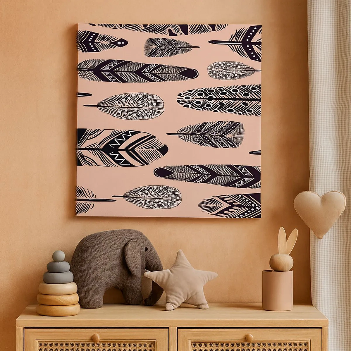 Vászonkép - Indiai gyűjtemény - 30x30 cm