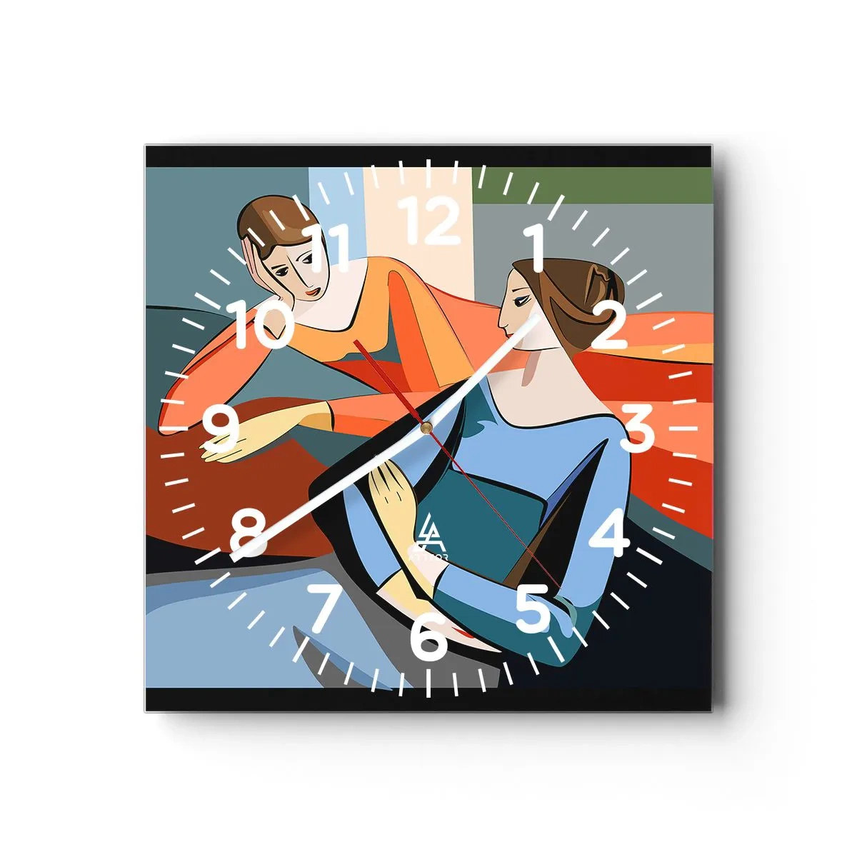Falióra, Óra - A bizalmak pillanata - 40x40 cm