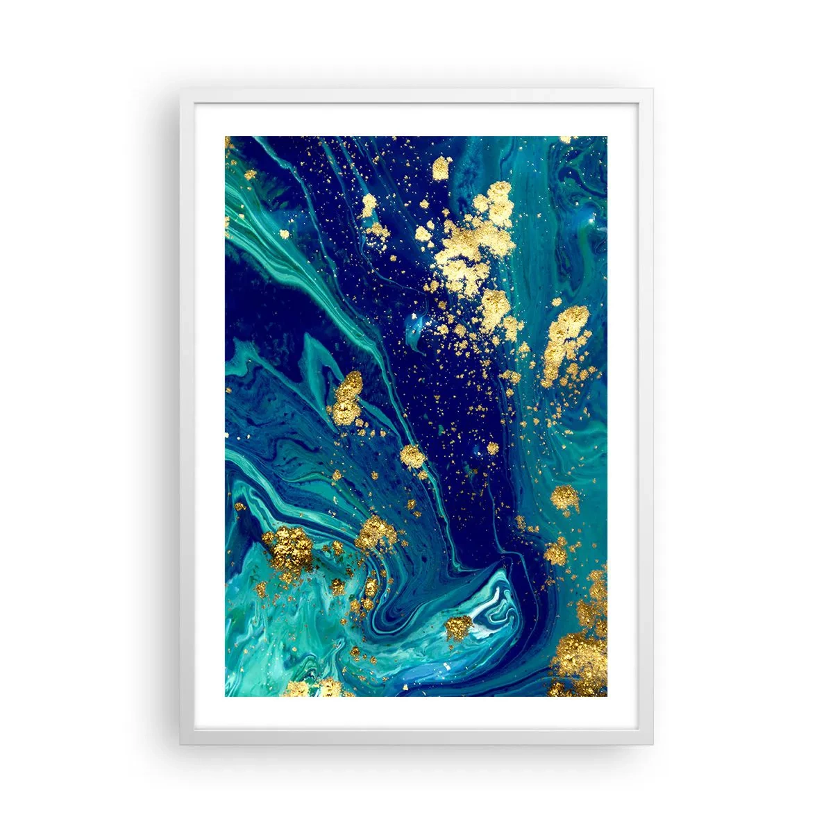 Poszter fekete keretben - Nap pelyhek  - 50x70 cm