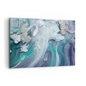 Vászonkép - Kék áramlatok - 120x80 cm