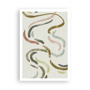 Poszter - Az absztrakció vidám tánca - 70x100 cm