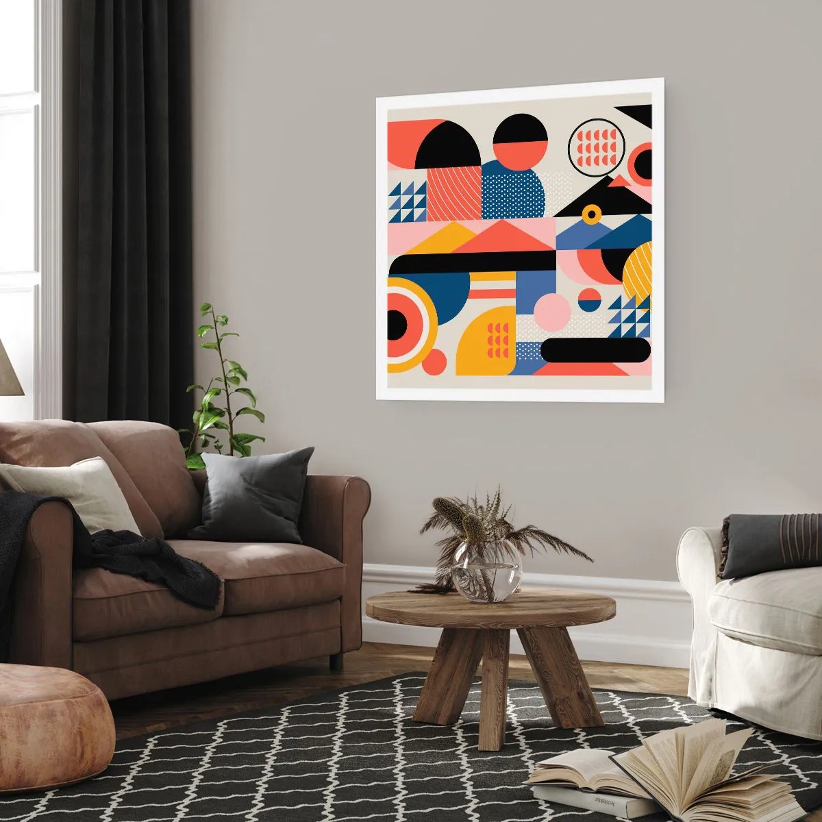 Poszter - Összetétel: játszadozzunk - 60x60 cm