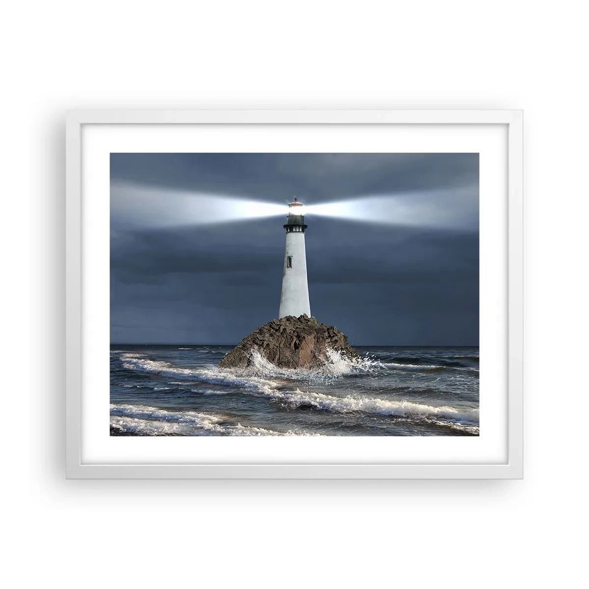 Poszter fekete keretben - Ide…ide…itt! - 50x40 cm