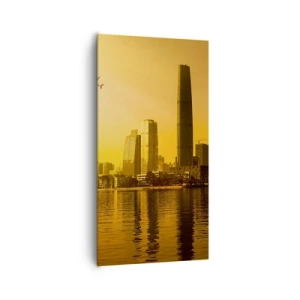 Vászonkép - Arany város - 65x120 cm