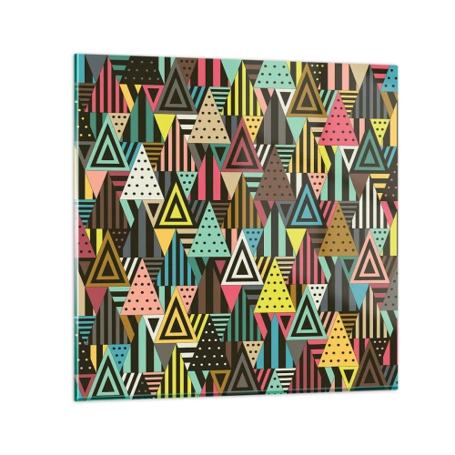 Üveg kép - Hármas ritmusban - 30x30 cm