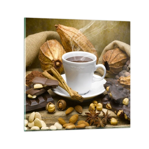 Üveg kép - Izgalmat keresőknek - 30x30 cm