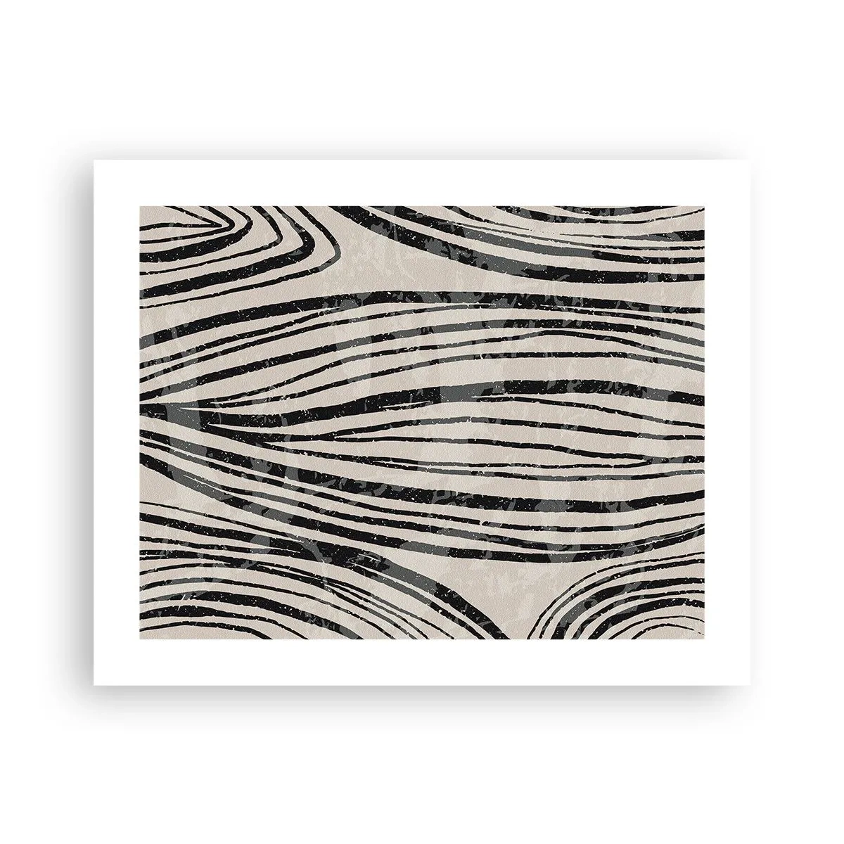 Poszter - Vonalak csobbanása - 50x40 cm