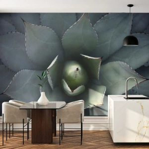Fotótapéta Premium Canvas - Wabi és figyelmeztetés - Agave virág, Agávé, Egzotika - 450x315 cm