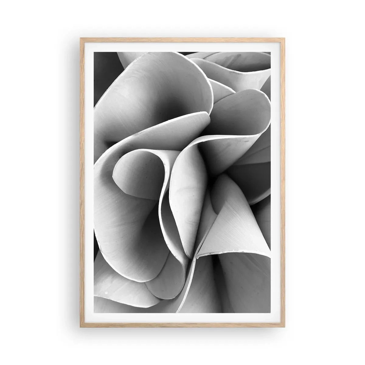 Poszter világos tölgy keretben - Az űrben történik - 70x100 cm