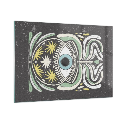 Üveg kép - Törzsi rituálék - 100x70 cm