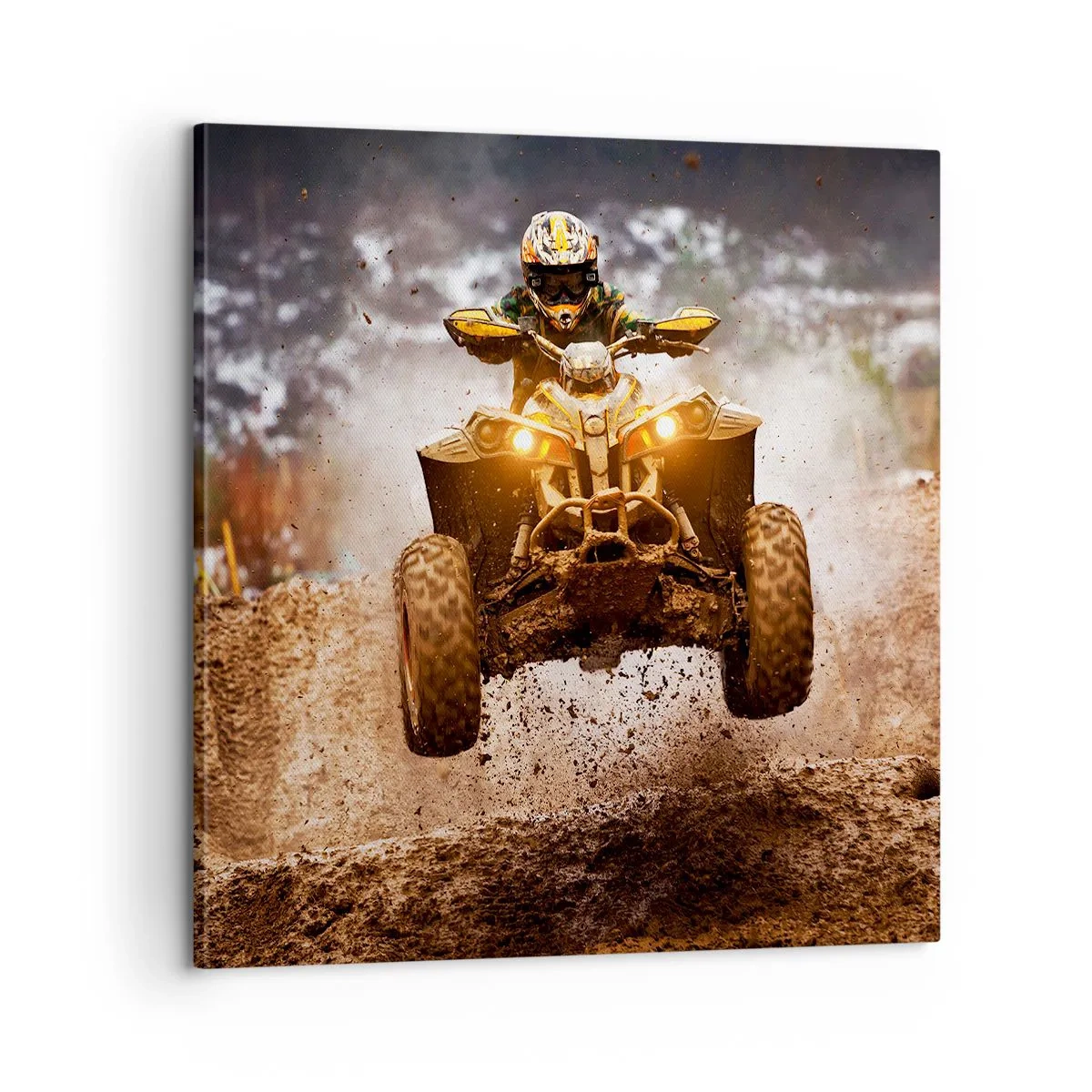 Vászonkép - No risk no fun - 60x60 cm