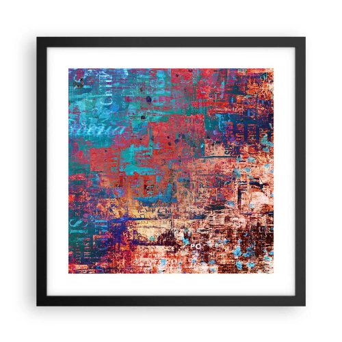 Poszter fehér keretben - Emlékezés és feledés - 40x40 cm