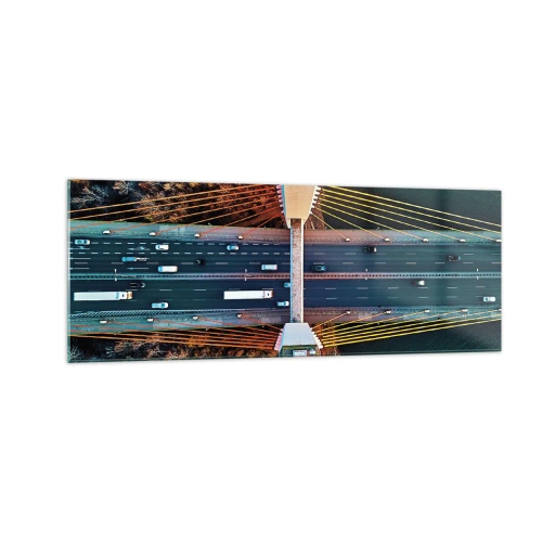 Üveg kép - TÚL a vizeken, túl az erdőkön - 140x50 cm