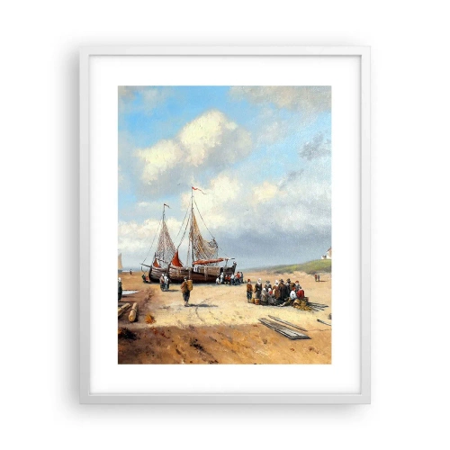 Poszter fekete keretben - Egy sikeres fogás után - 40x50 cm