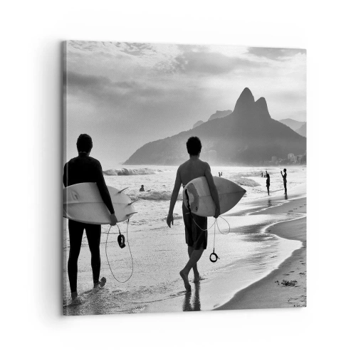 Vászonkép - Egyhullámú szamba - 60x60 cm