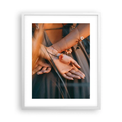 Poszter fekete keretben - Kapcsolatban a természettel - 40x50 cm