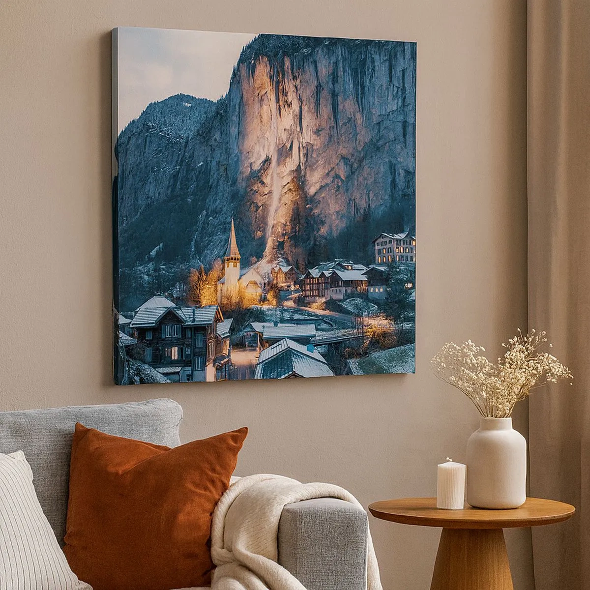 Vászonkép - A tél ragyogó szelleme - 30x30 cm