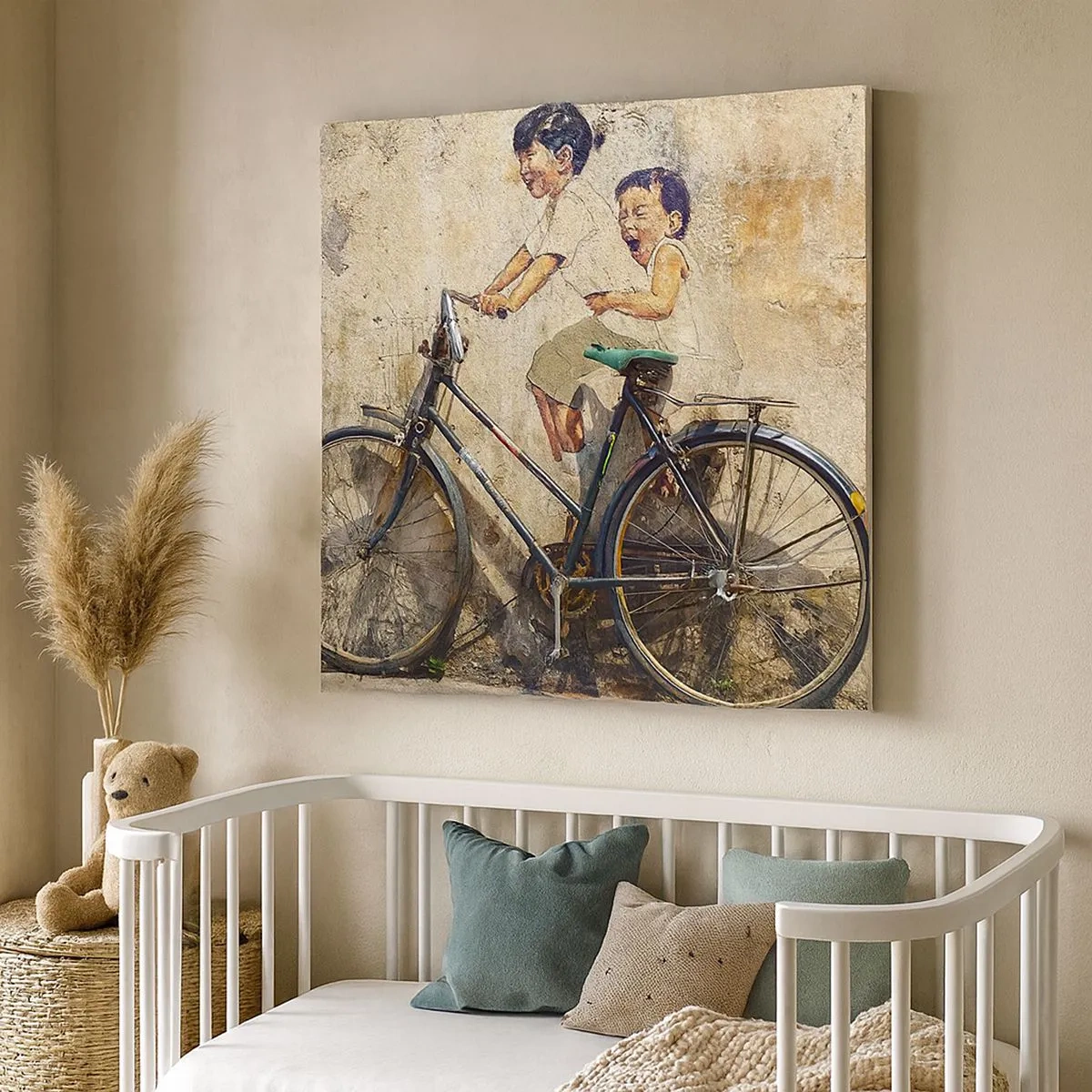 Vászonkép - Igaz, vagy hamis? - 30x30 cm