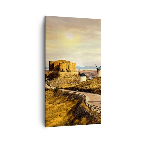 Vászonkép - Mindjárt megjelenik Don Quijote - 45x80 cm