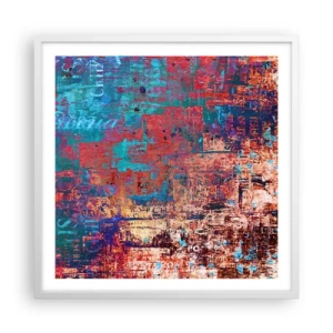 Poszter fekete keretben - Emlékezés és feledés - 60x60 cm