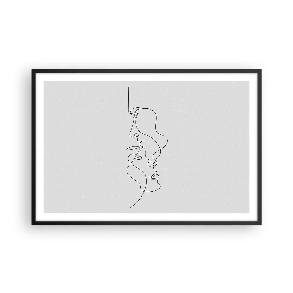 Poszter fehér keretben - Gyászos sóvárgás - 91x61 cm