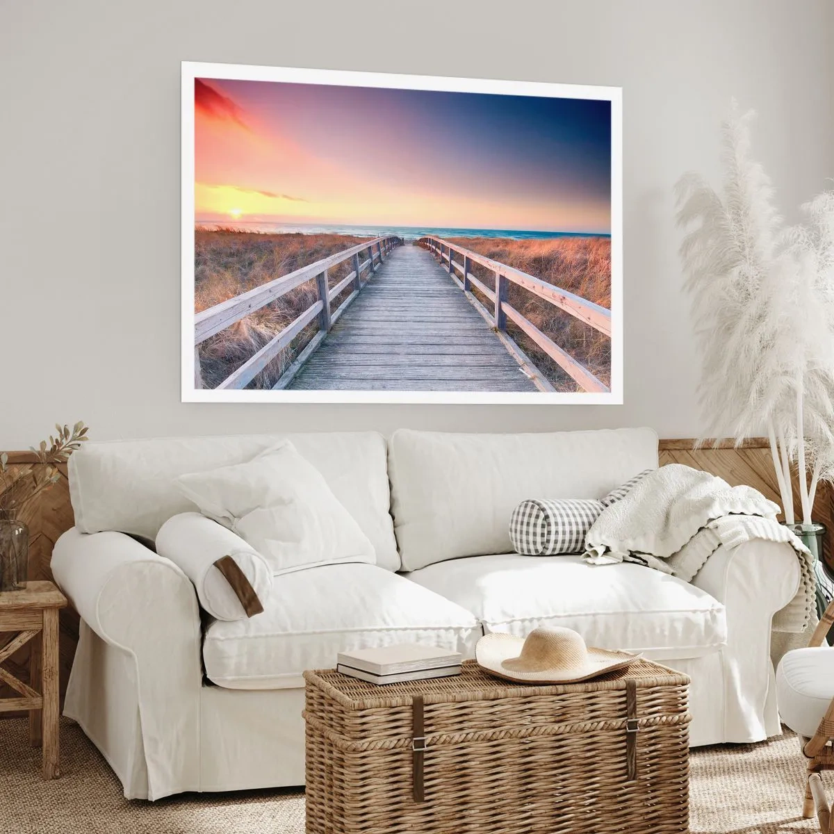 Poszter - Balti esti aurora - 70x50 cm