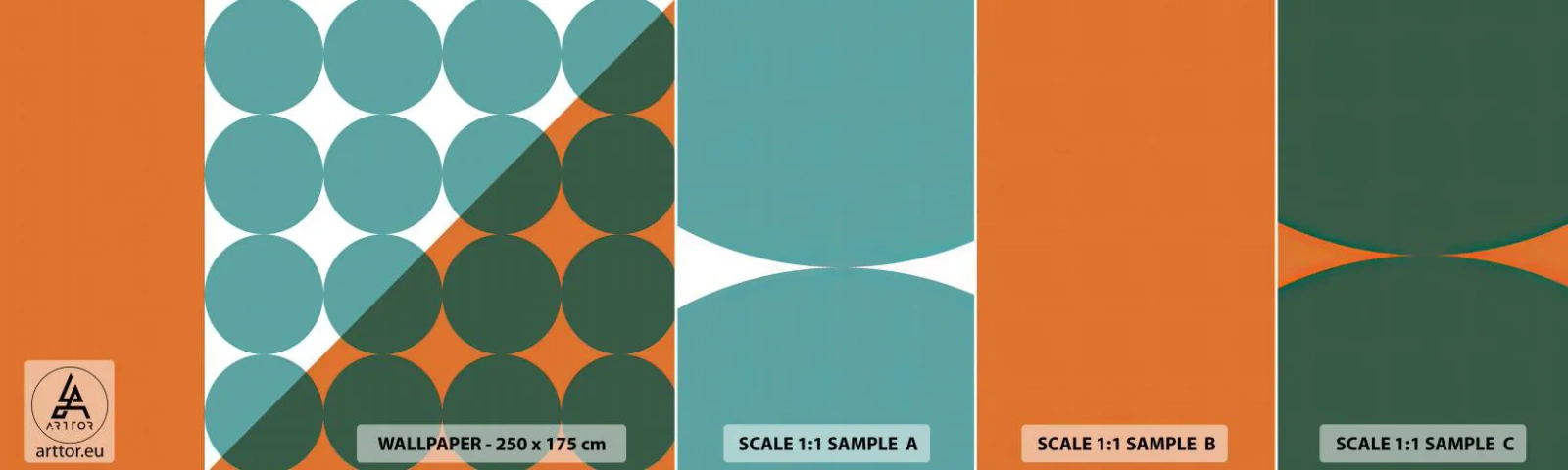 Fotótapéta Minta Standard Eco - Felfelé és átlósan - Absztrakció, Darab, Grafika - 100x30 cm
