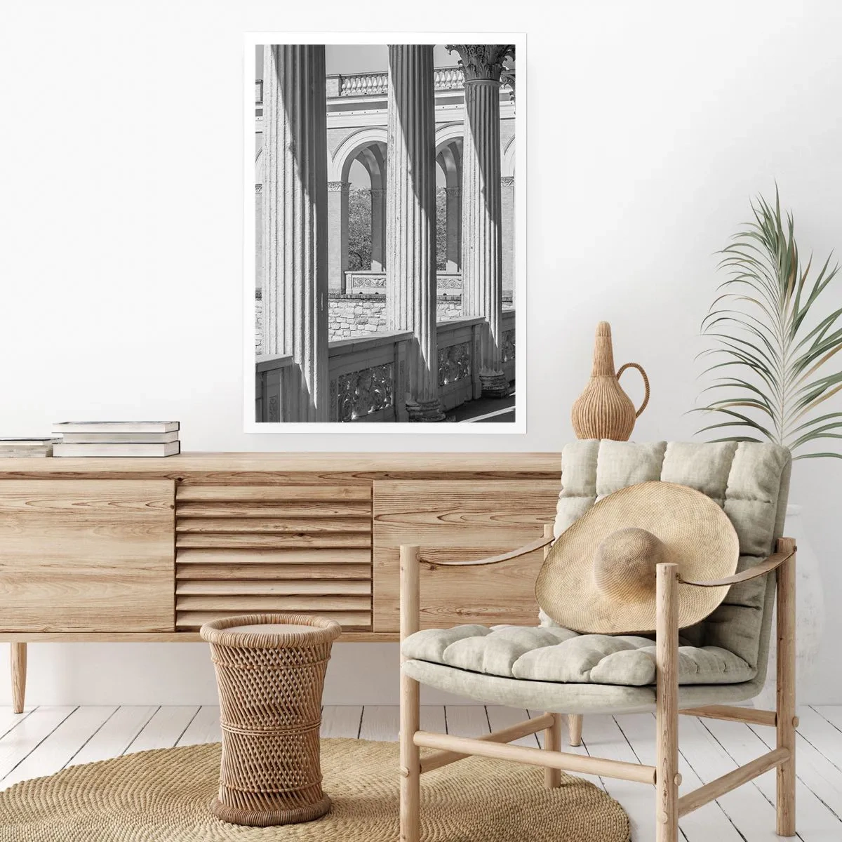 Poszter - Napsütötte árkádsor - 50x70 cm