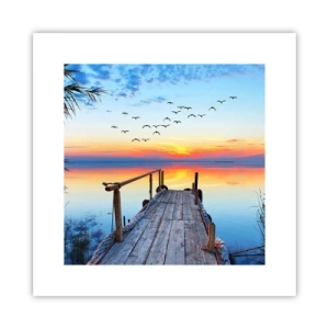 Poszter - Ideje visszamenni… - 30x30 cm