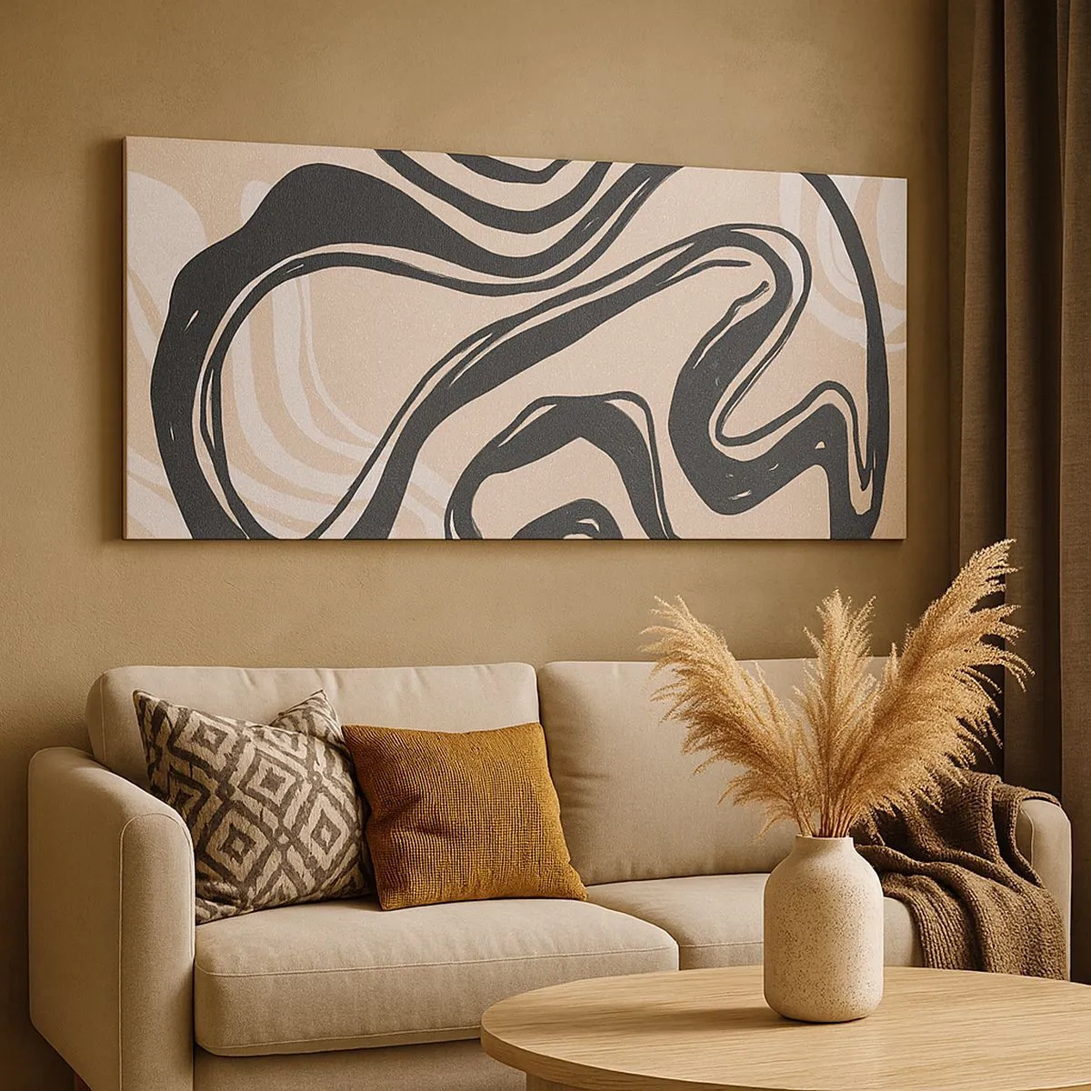 Vászonkép - Megsokszorozott kifejezés - 100x40 cm