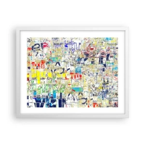 Poszter fekete keretben - Egyszerűen tetszik a szemnek - 50x40 cm