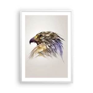 Poszter fekete keretben - Egy harcos portréja - 50x70 cm