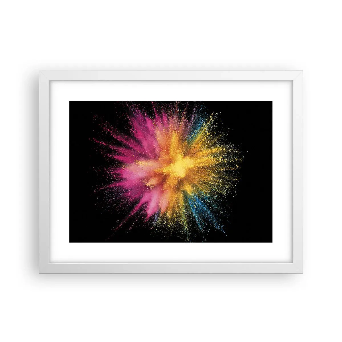 Poszter fekete keretben - A színek születése - 40x30 cm