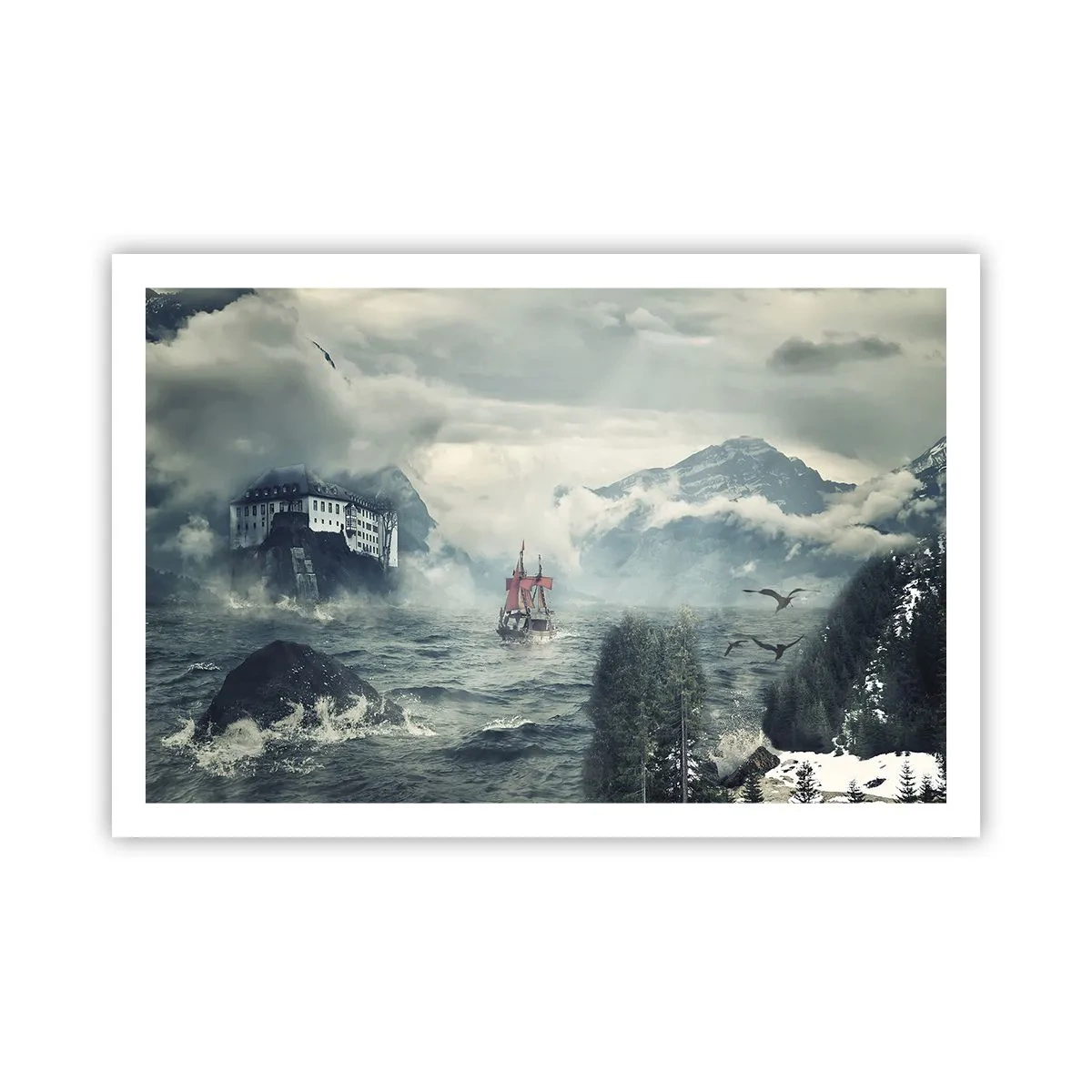 Poszter - Varázslatos vizeken - 91x61 cm