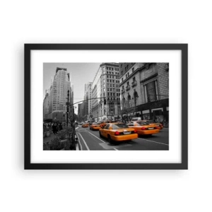 Poszter fehér keretben - Nagyvárosi napok - 40x30 cm