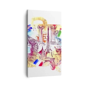 Vászonkép - Európai körút - 45x80 cm