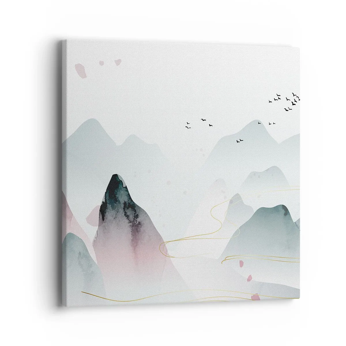 Vászonkép - A csúcsok fölött - 40x40 cm