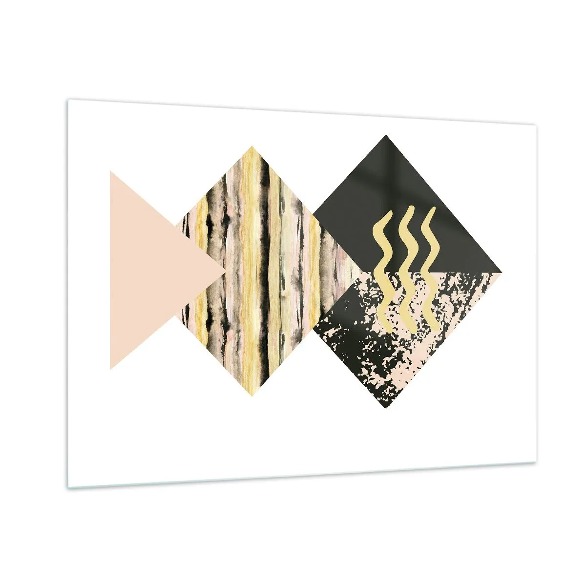 Üveg kép - Nem olyan egyszerű - 100x70 cm