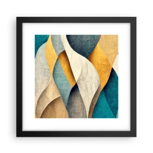 Poszter fehér keretben - Ritmus és hullámzás - 30x30 cm