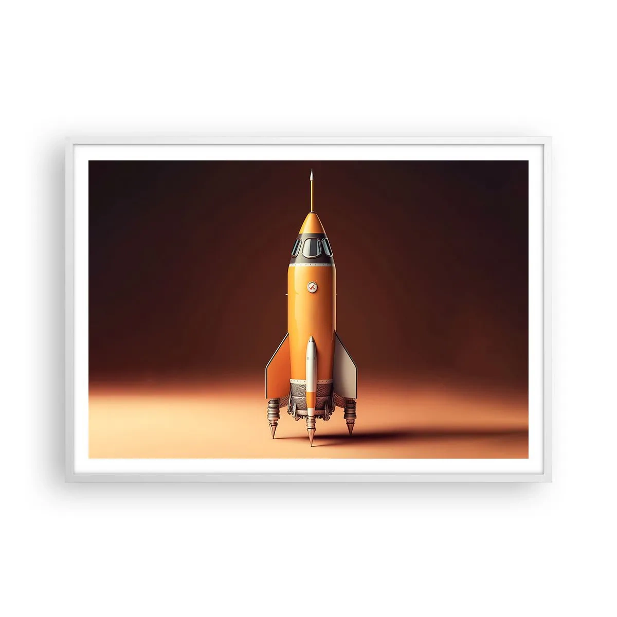 Poszter fekete keretben - Egy álommal kezdődik - 100x70 cm