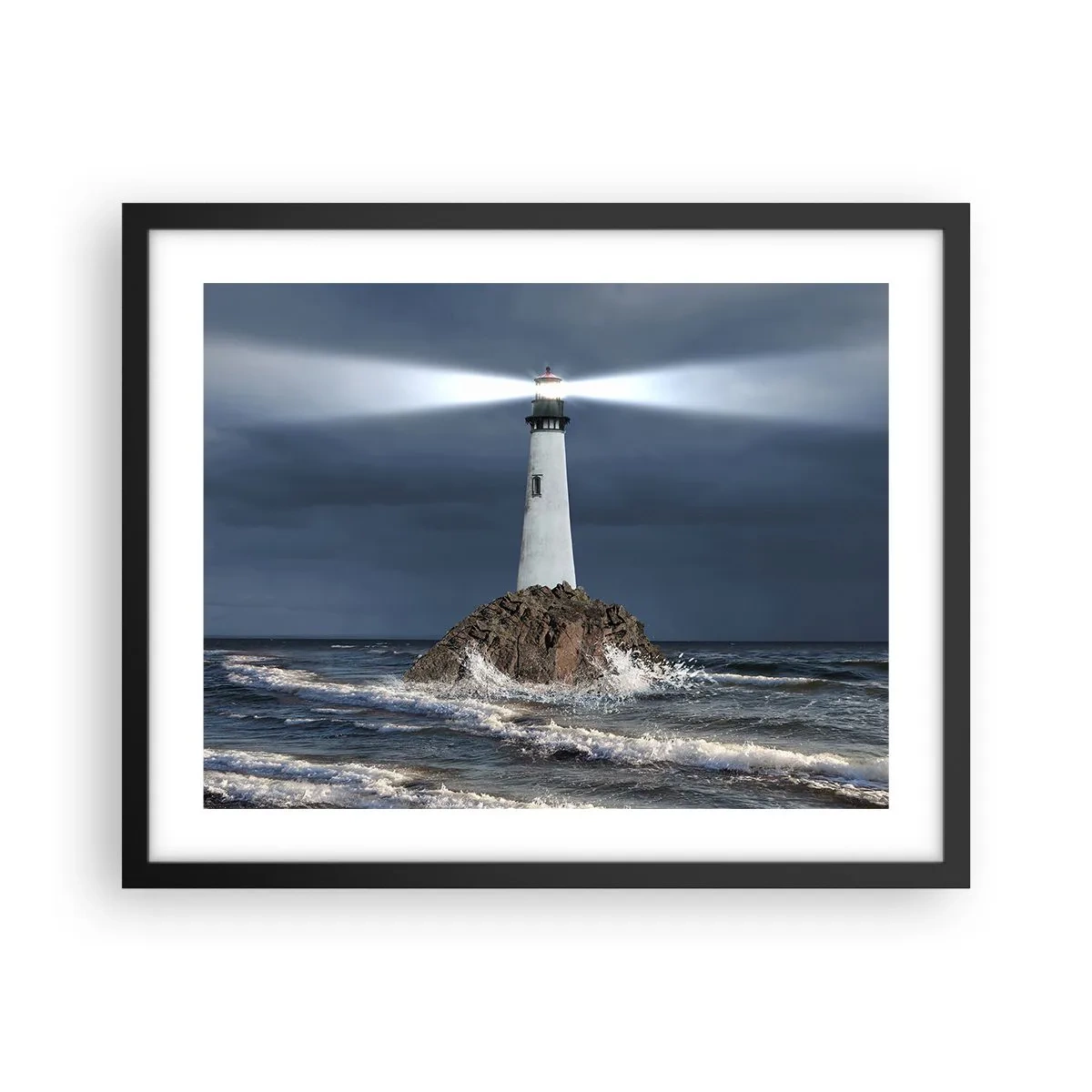 Poszter fehér keretben - Ide…ide…itt! - 50x40 cm