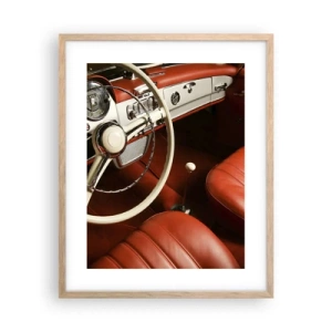 Poszter világos tölgy keretben - Luxus vintage stílusban - 40x50 cm