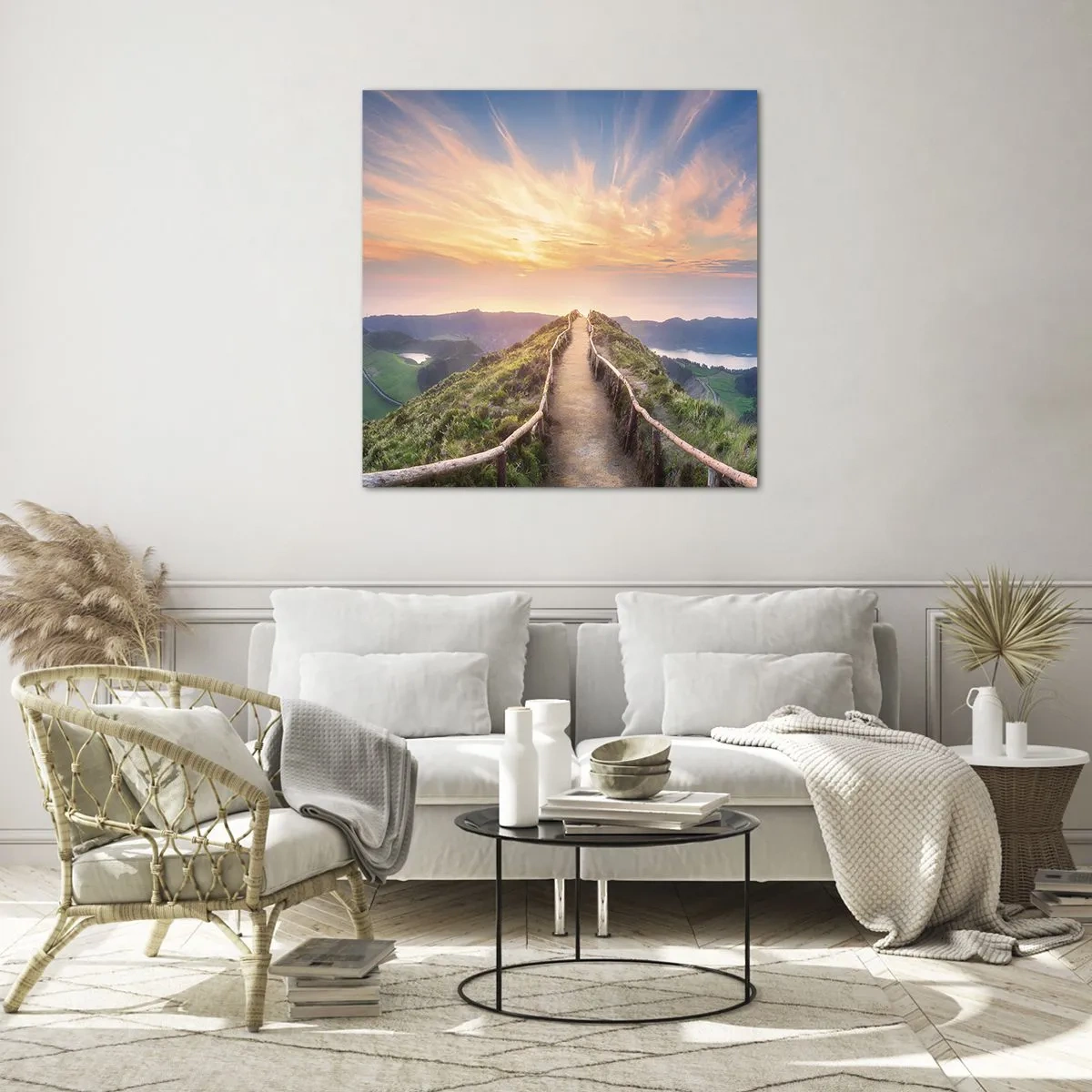 Üveg kép - Közel az éghez - 70x70 cm