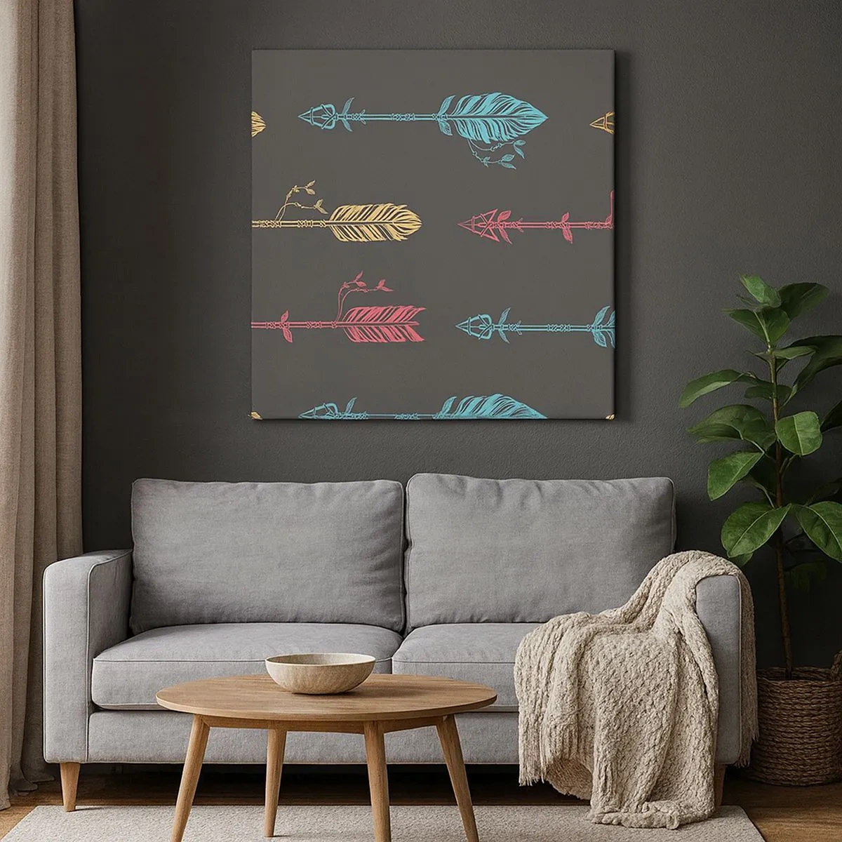 Vászonkép - Rendben - 30x30 cm