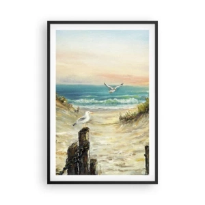 Poszter fehér keretben - Szélcsend - 61x91 cm