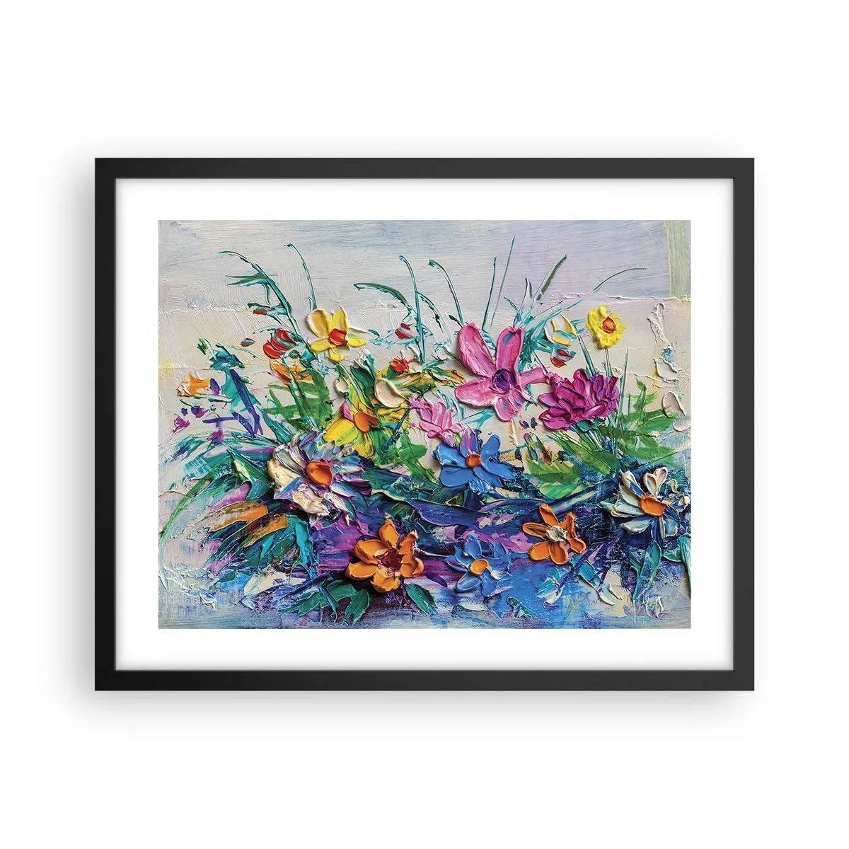 Poszter fehér keretben - Egyáltalán nem csendélet - 50x40 cm