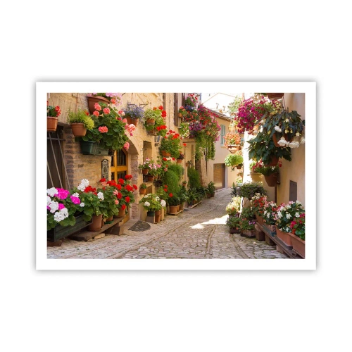 Poszter - A virágok özönében - 91x61 cm