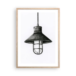 Poszter világos tölgy keretben - Mint évekkel ezelőtt... - 50x70 cm